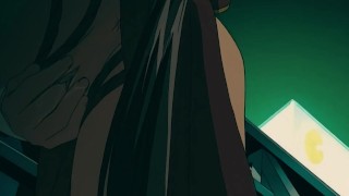 Hentai – Cô nàng tóc xanh ngực bự thích được liếm “cô bé” đầy lông trong tư thế 69